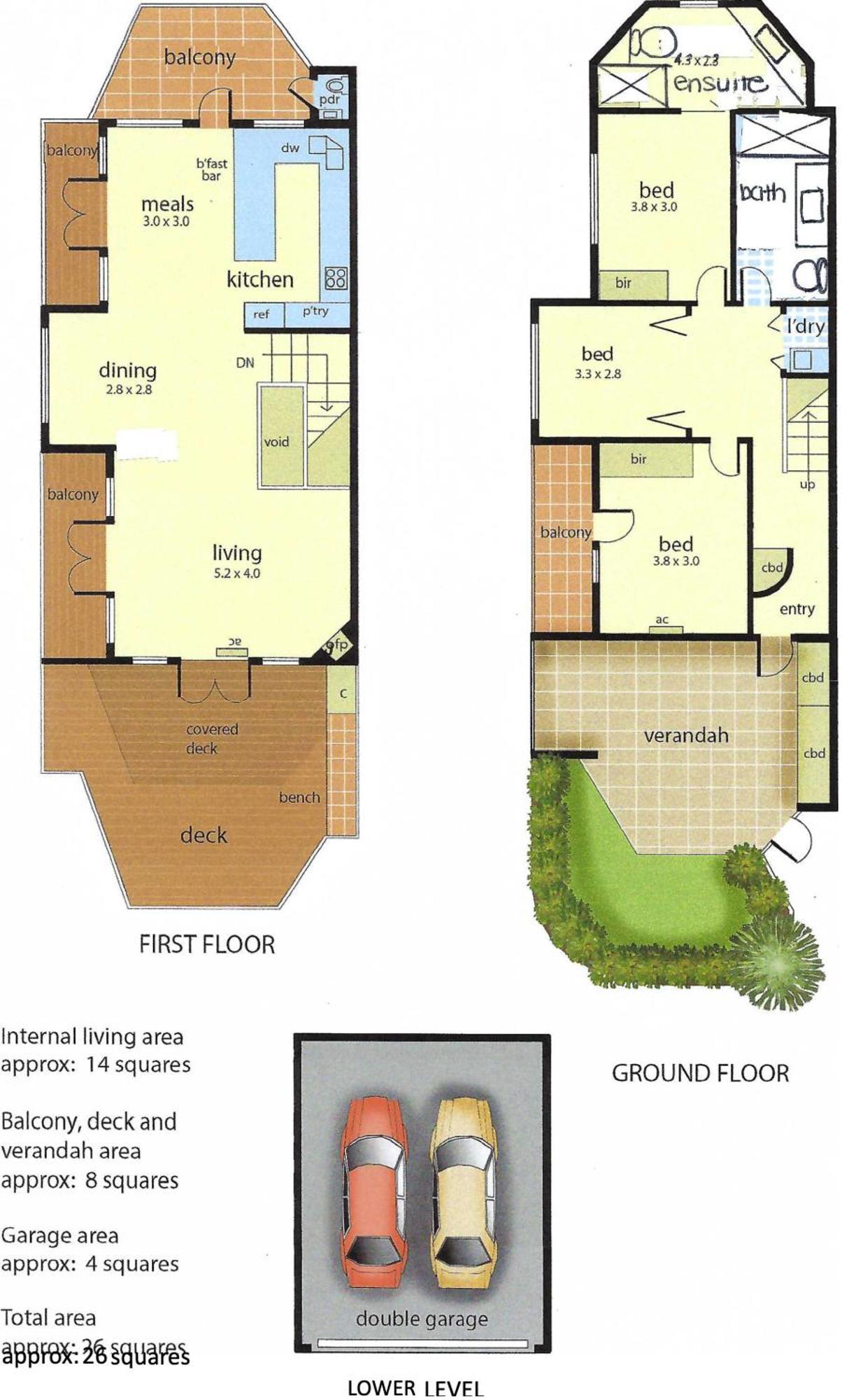 7 & 8 Monte Vista Sorrento公寓 外观 照片